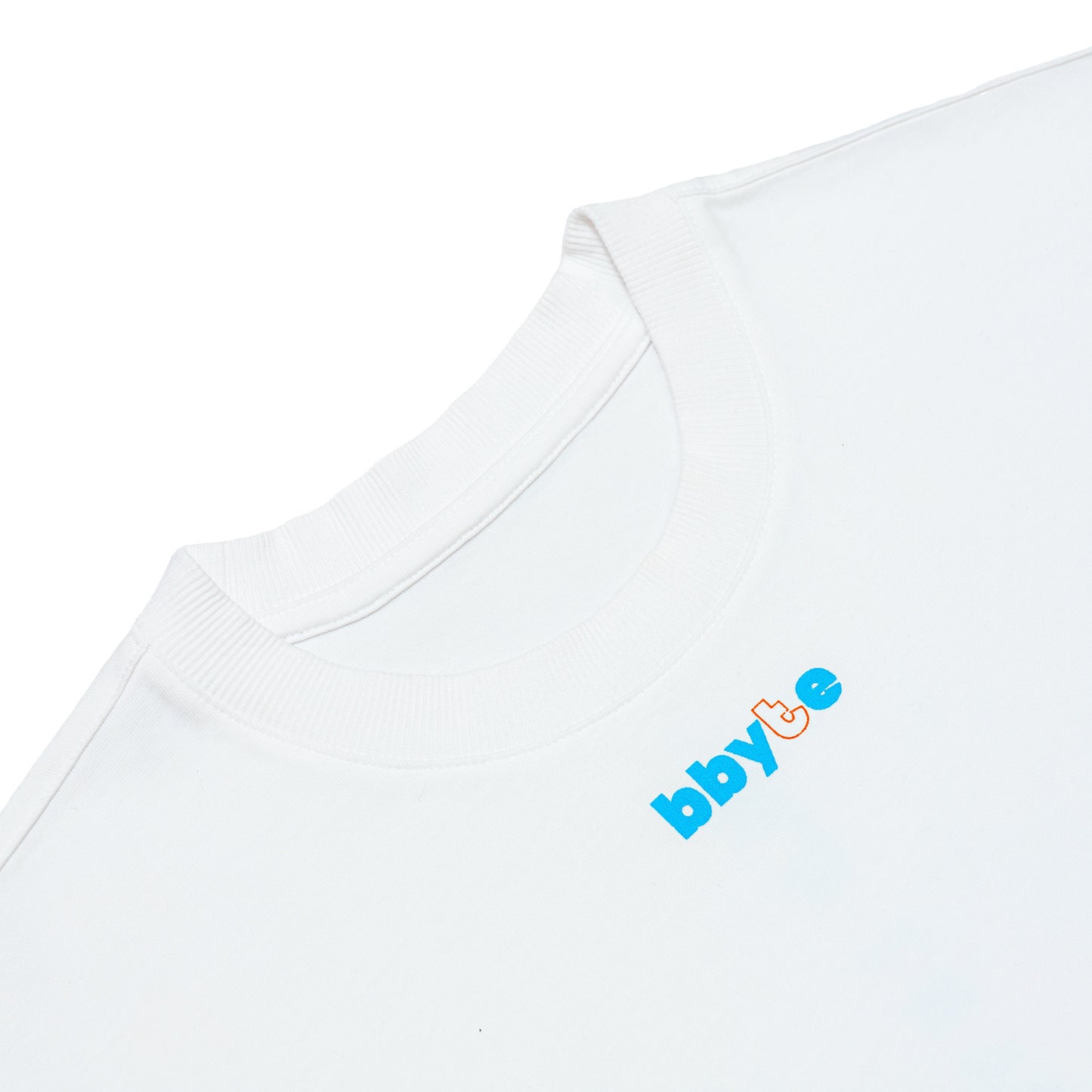 Bbyte.co Bbyte Regular Tee| Oversized Tee | White | 100% Cotton
