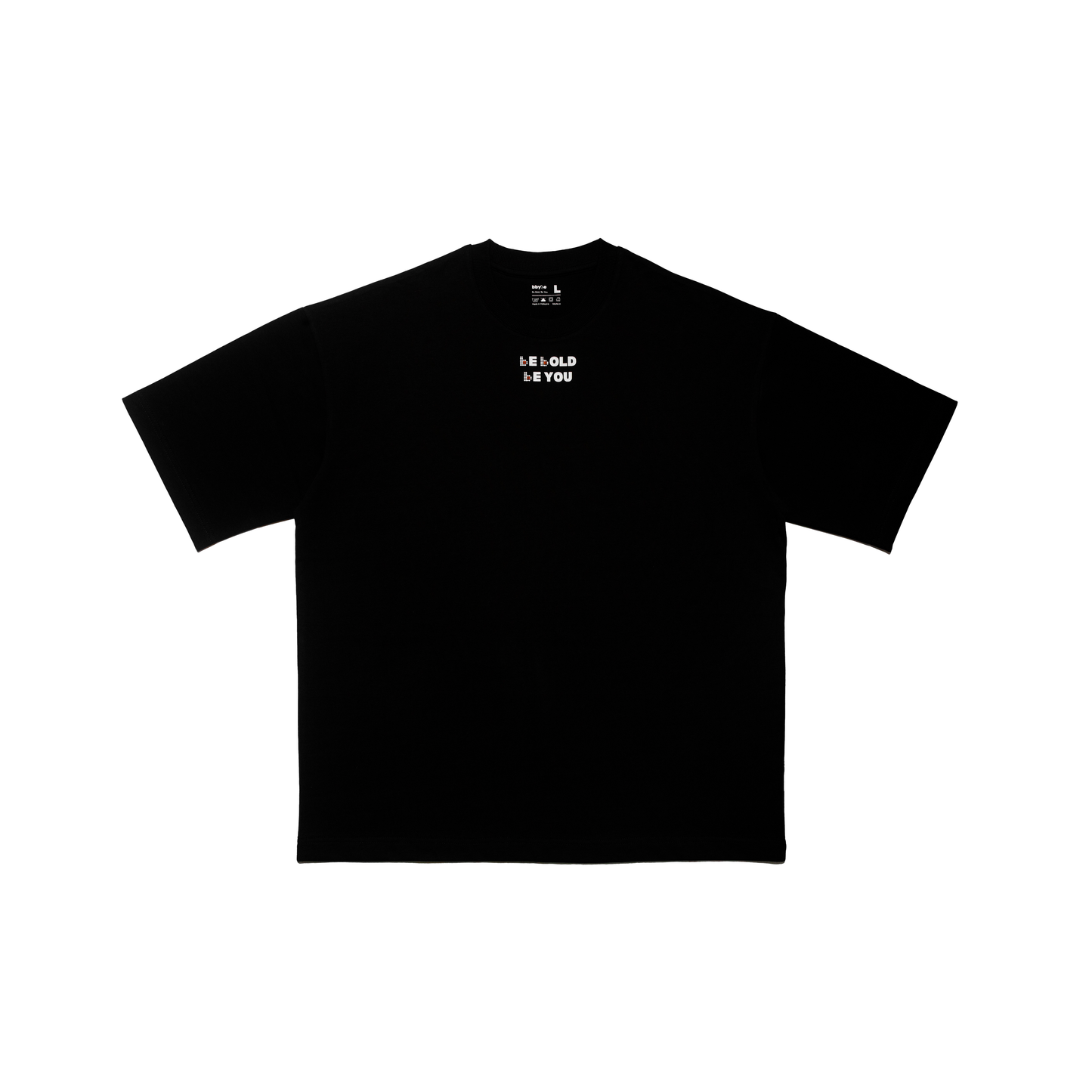 Bbyte.co Be Bold Regular Tee | Oversized Tee | Black | 100% Cotton