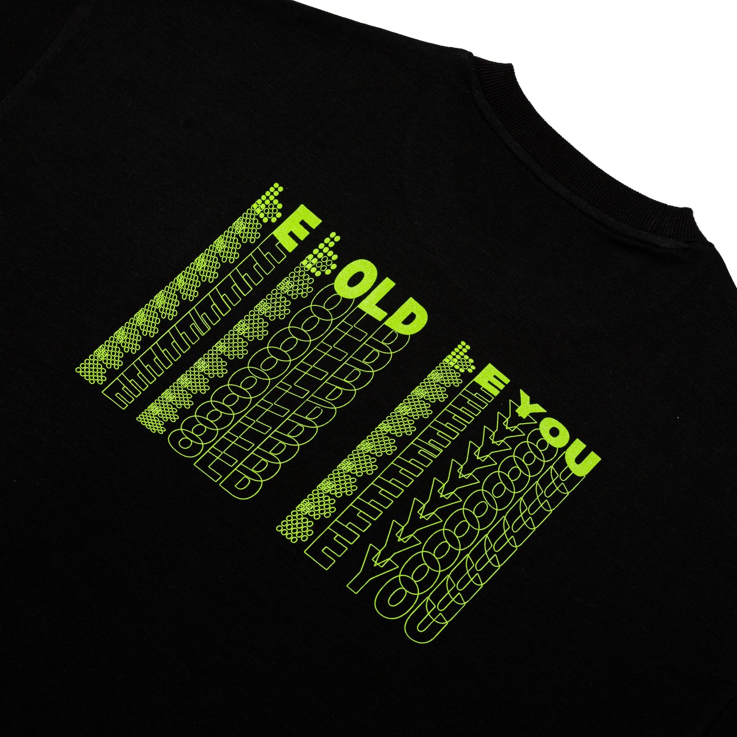 Bbyte.co Bold Waves Regular Tee | Oversized Tee | Black | 100% Cotton