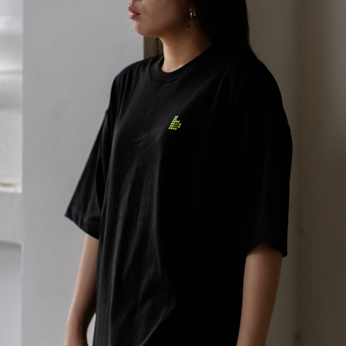 Bbyte.co Bold Waves Regular Tee | Oversized Tee | Black | 100% Cotton