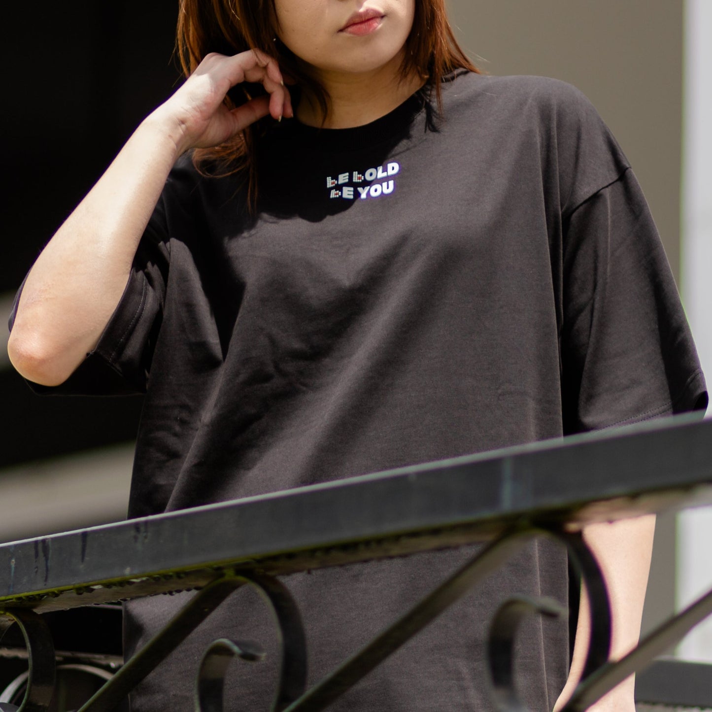 Bbyte.co Be Bold Regular Tee | Oversized Tee | Black | 100% Cotton