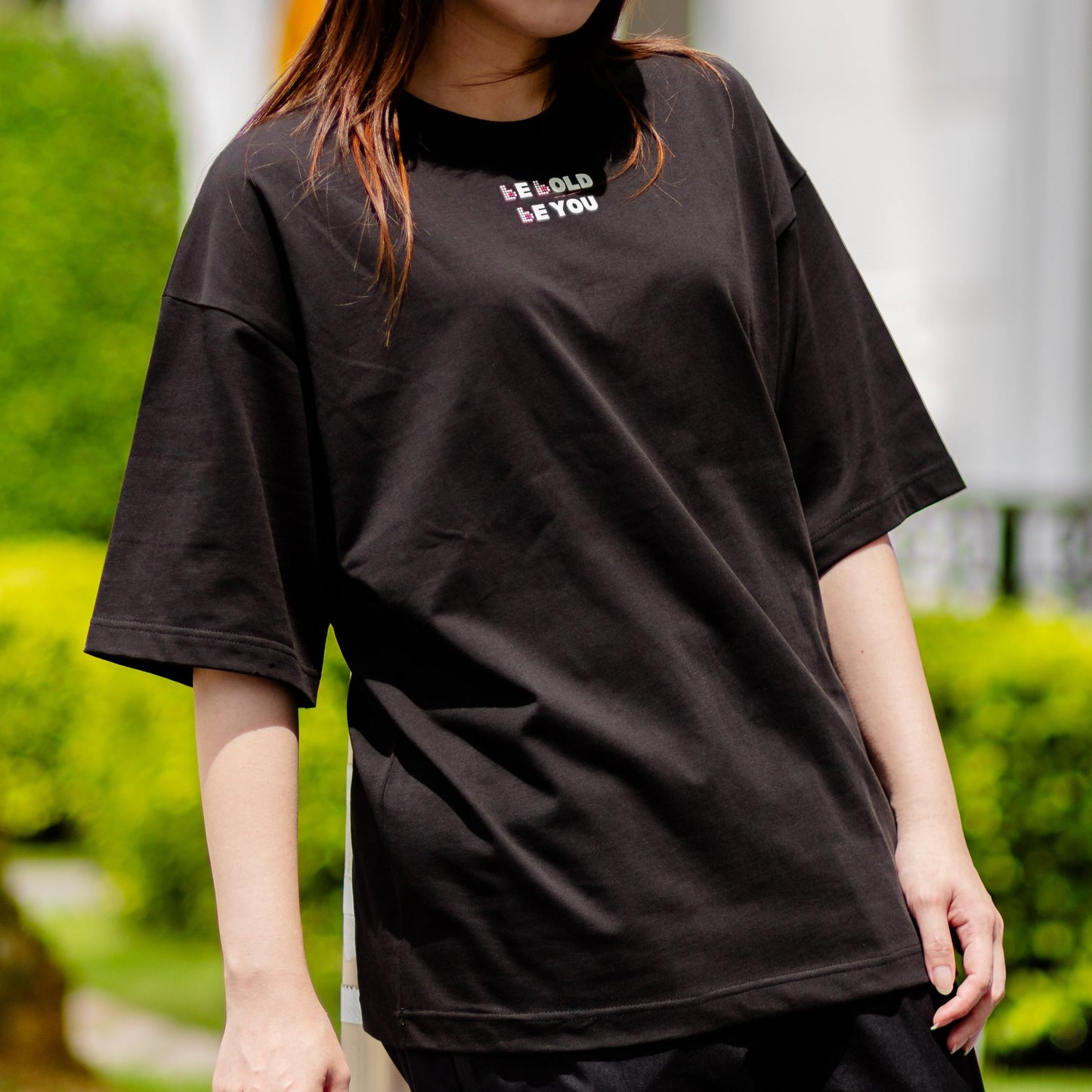 Bbyte.co Be Bold Regular Tee | Oversized Tee | Black | 100% Cotton